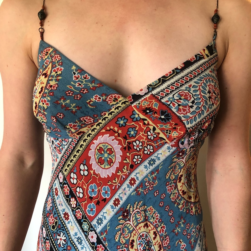Tessuto Beaded Stap Dress